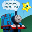 Choo Choo You're 2 Birthday Confetti-exploding Greetings Card