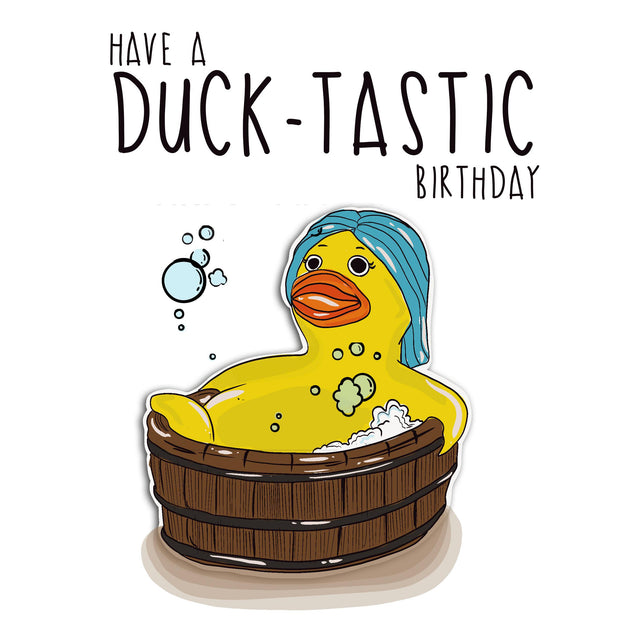 Have A Duck-tastic Birthday Confetti-exploding Greetings Card