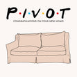 PIVOT! Congratulations On Your New Home Confetti-exploding Greetings Card