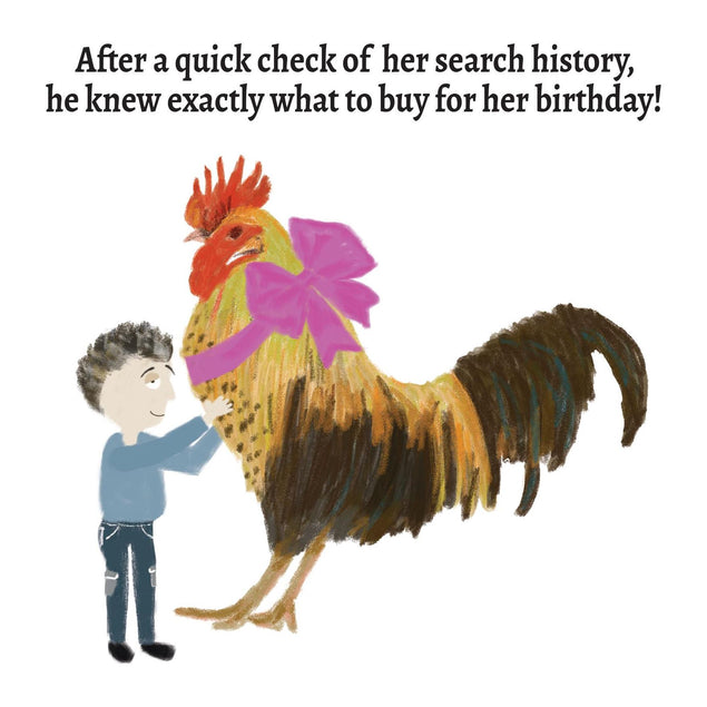 Search History Confetti-exploding Greetings Card