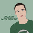 Sheldon Birthday Confetti-exploding Greetings Card