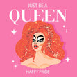 Just Be A Queen! Confetti-exploding Greetings Card