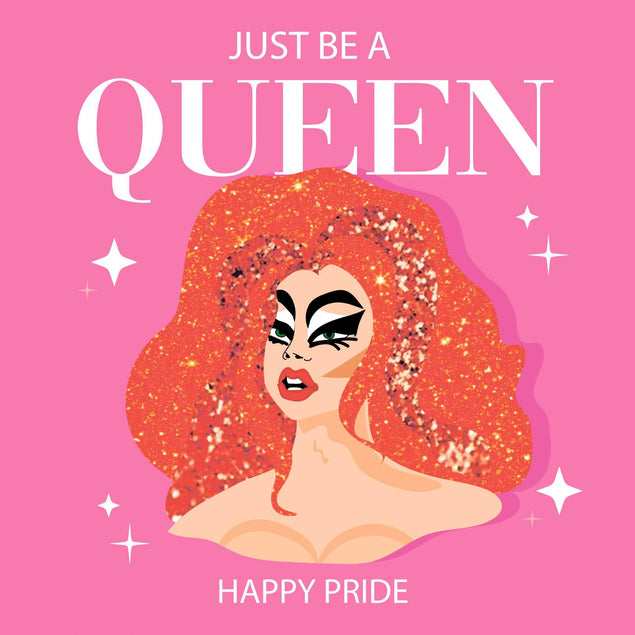 Just Be A Queen! Confetti-exploding Greetings Card