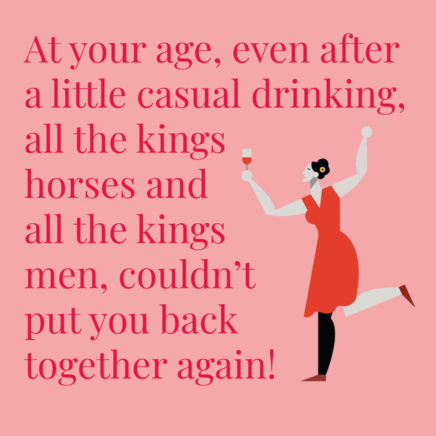 Can't Be Put Back Together Again Confetti-exploding Greetings Card