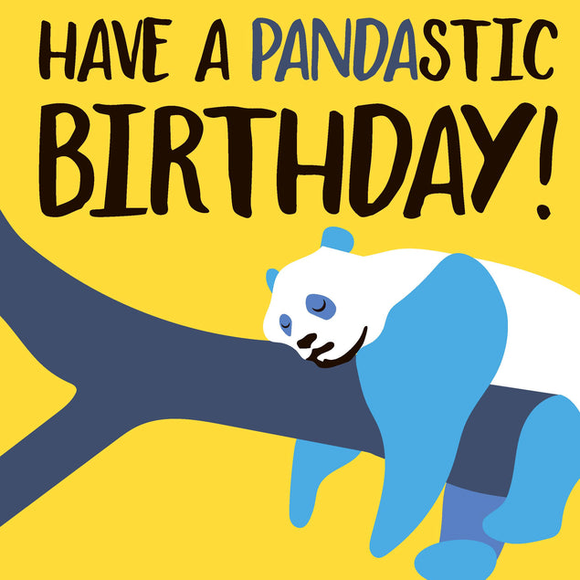 Have A Pandastic Birthday Confetti-exploding Greetings Card