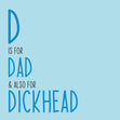 D Is For Dad Confetti-exploding Greetings Card