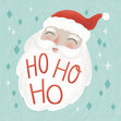 Ho Ho Ho Santa Christmas Confetti-exploding Greetings Card