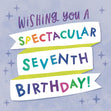 Spectacular Seventh Confetti-exploding Greetings Card