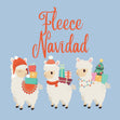 Fleece Navidad Christmas Confetti-exploding Greetings Card