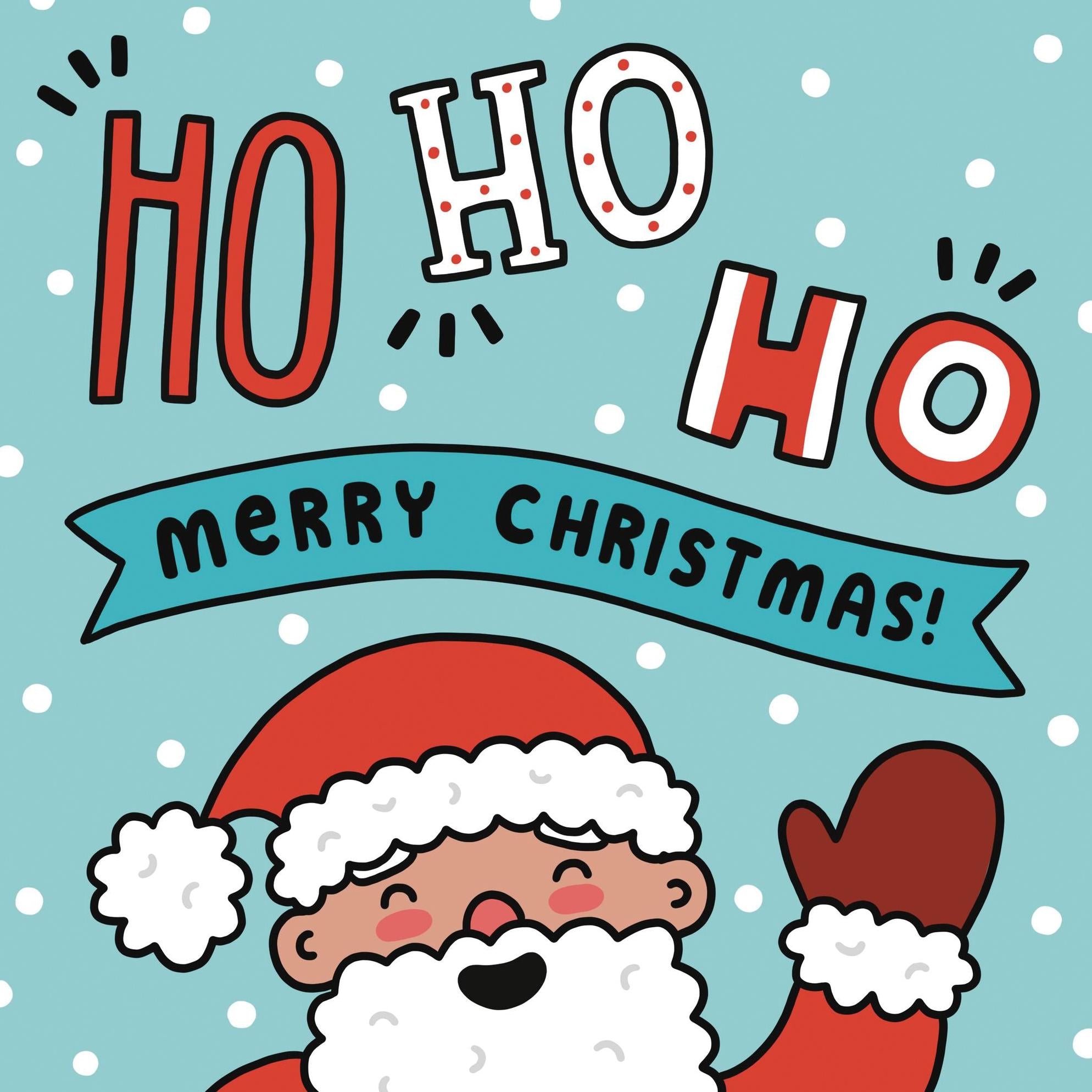 Ho Ho Ho Merry Christmas Confetti-exploding Greetings Card – Boomf