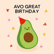 Avo Great Birthday Confetti-exploding Greetings Card