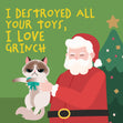 I Destroyed All Your Toys Ragdoll Cat Christmas Confetti-exploding Greetings Card