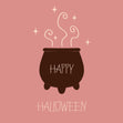 Potion In Pink Happy Halloween Confetti-exploding Greetings Card
