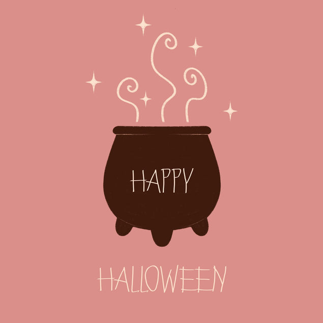 Potion In Pink Happy Halloween Confetti-exploding Greetings Card