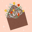 Love Message Confetti-exploding Greetings Card