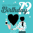 Wish You Happy 72nd Birthday Confetti-exploding Greetings Card