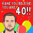 Harry Kane England Football Confetti-exploding Greetings Card
