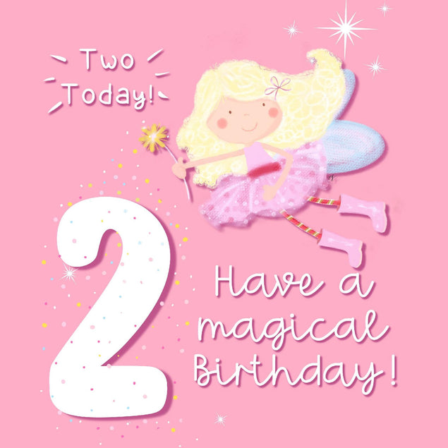 Two Today Confetti-exploding Greetings Card