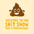 Shit Show Parenthood New Baby Confetti-exploding Greetings Card