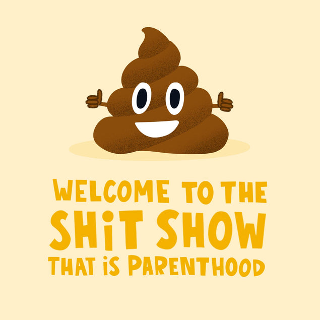 Shit Show Parenthood New Baby Confetti-exploding Greetings Card