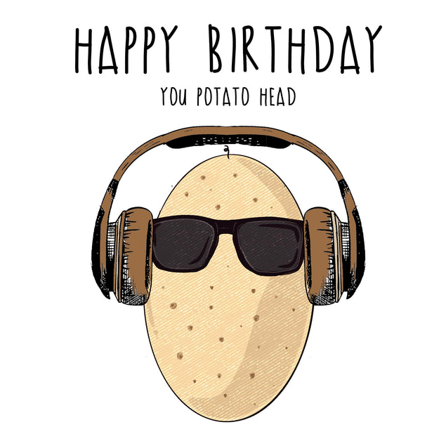 Potato Head Happy Birthday Confetti-exploding Greetings Card