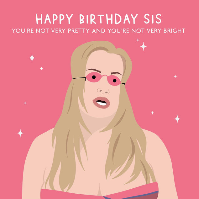 Happy Birthday Sis Cinderella Story Confetti-exploding Greetings Card