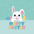 Hoppy Easter Confetti-exploding Greetings Card