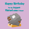 Vinted Addict Happy Birthday Confetti-exploding Greetings Card