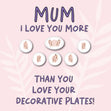 Decorative Wall Plates Mum Birthday Confetti-exploding Greetings Card