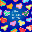 I Fancy The Pants Off You Confetti-exploding Greetings Card