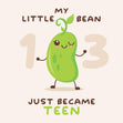 Happy 13th Birthday My Little Bean Confetti-exploding Greetings Card
