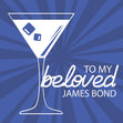 Beloved James Bond Confetti-exploding Greetings Card