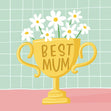 Best Mum Confetti-exploding Greetings Card