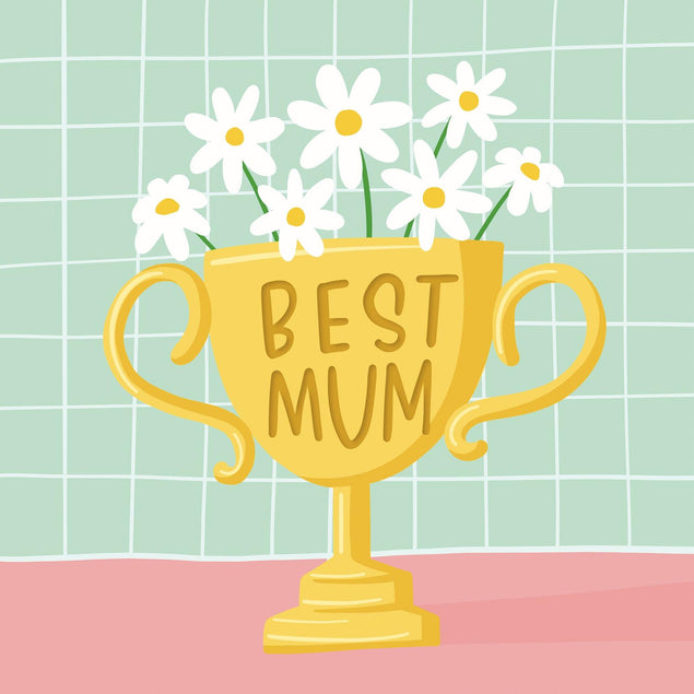 Best Mum Confetti-exploding Greetings Card