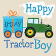 Happy Birthday Tractor Boy Confetti-exploding Greetings Card