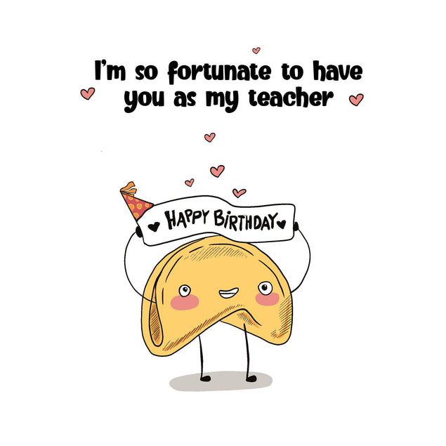 Fortune Biscuit Happy Birthday Confetti-exploding Greetings Card