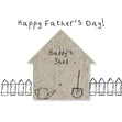 Father's Day Daddy's Shed Confetti-exploding Greetings Card