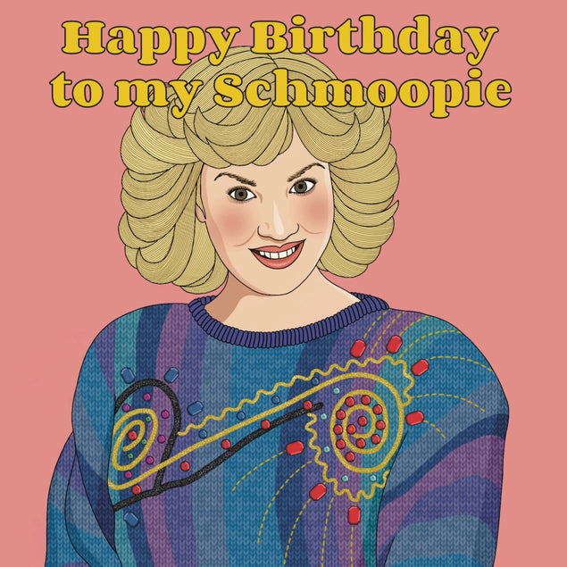 Beverly Goldberg Birthday Schmoopie Confetti-exploding Greetings Card