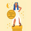 Happy Birthday You Goddess Confetti-exploding Greetings Card