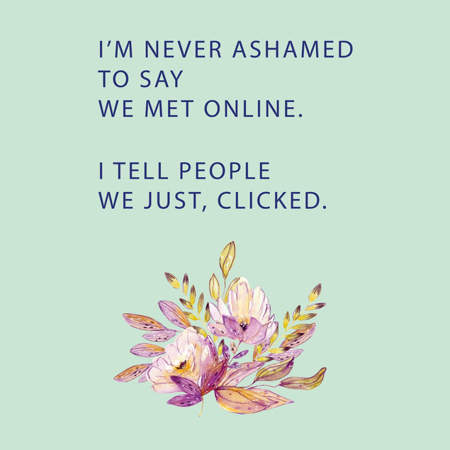 We Just, Clicked Anniversary Confetti-exploding Greetings Card