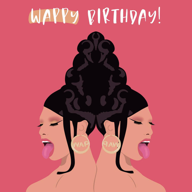 Wappy Birthday i B Confetti-exploding Greetings Card