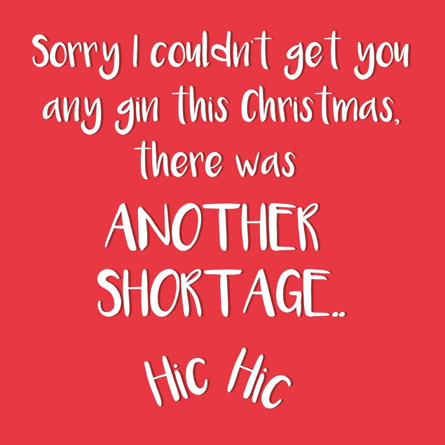 There Was Another Shortage Confetti-exploding Greetings Card