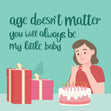 Age Doesn't Matter Happy 50th Birthday Confetti-exploding Greetings Card