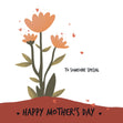 Flowers Happy Mother's Day To Someone Special Confetti-exploding Greetings Card