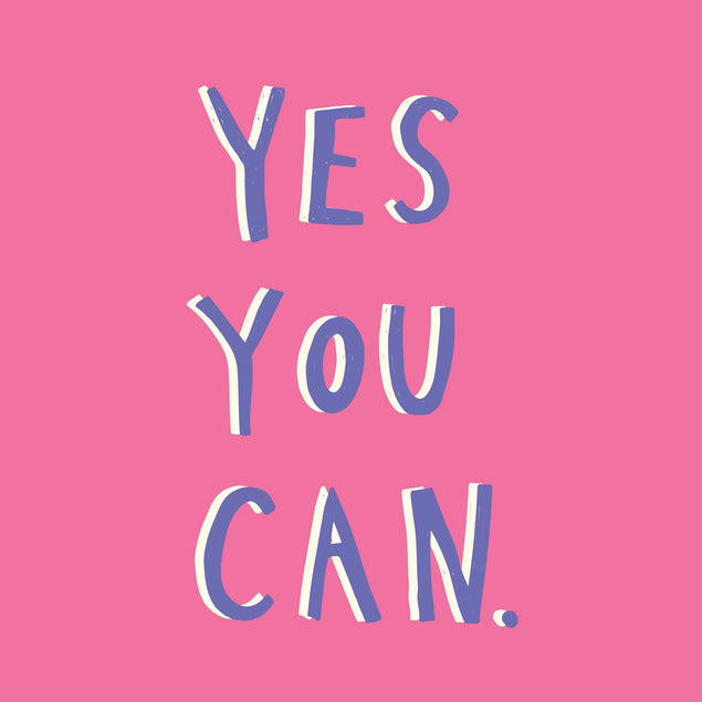 Yes You Can Confetti-exploding Greetings Card