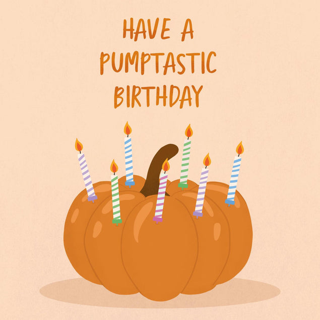 Pumptastic Birthday Confetti-exploding Greetings Card