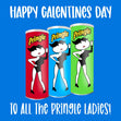To All The Pringle Ladies Confetti-exploding Greetings Card