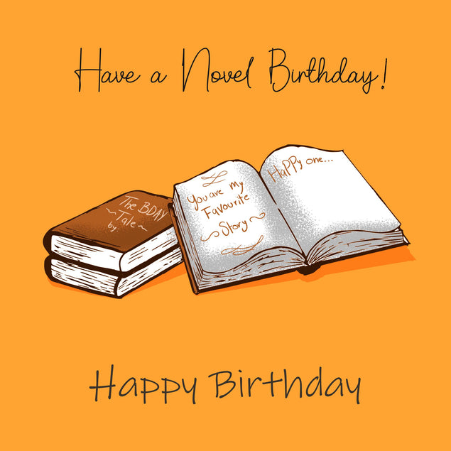 Have A Novel Birthday Book Lover Confetti-exploding Greetings Card