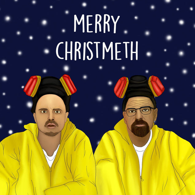 Merry Christmeth Confetti-exploding Greetings Card