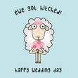 Ewe got hitched Confetti-exploding Greetings Card